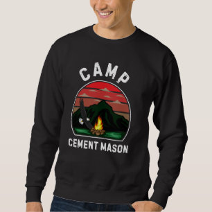 Moletom Camp Cement Mason Retro Summer Campin Funcionarios