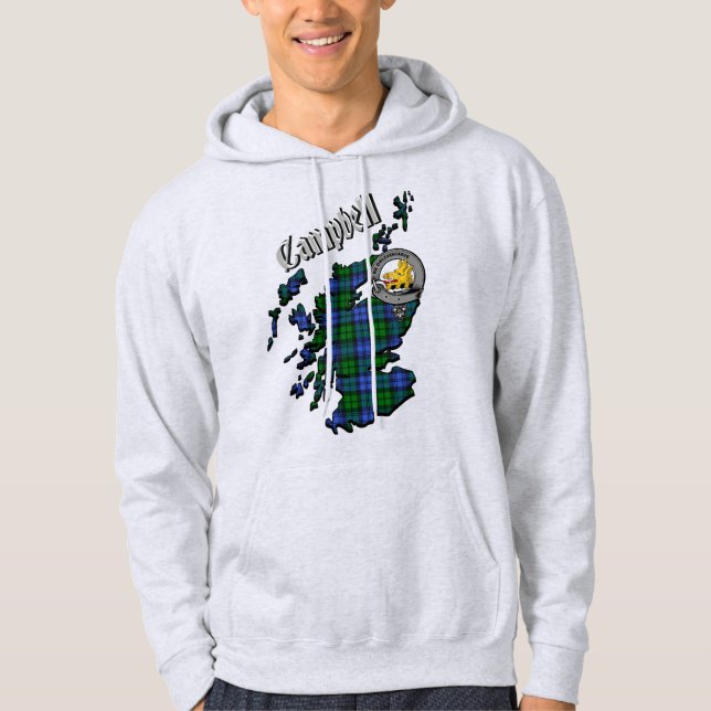 Moletom Campbell Clan Crachá Adult Hoodie (Frente)