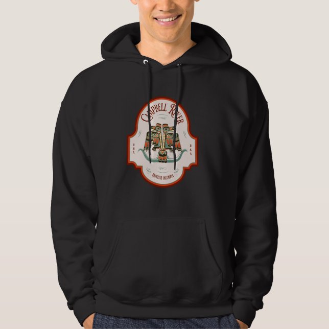 Moletom Campbell River BC Thunderbird Art Pacific Northwes (Frente)