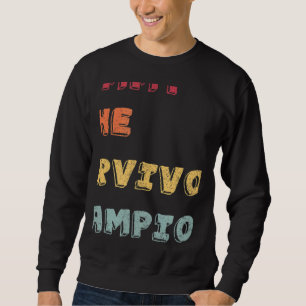 Moletom Campeão Sobrevivente de Dor de Barriga Vintage Dis