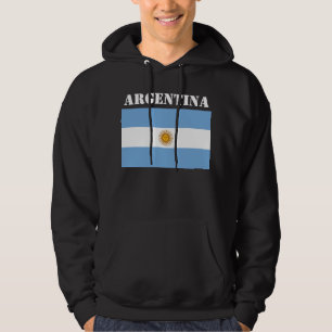Moletom Campeonato Argentina de Bandeira Futebol Hoodie