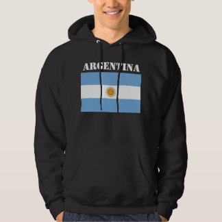 Moletom Campeonato Argentina de Bandeira Futebol Hoodie