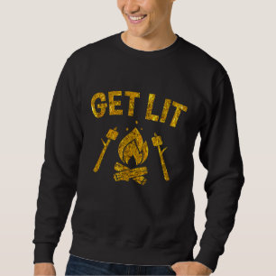 Moletom Campfire Marshmallows T Smores Acampam Jo