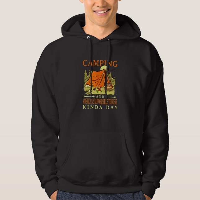 Moletom Camping E American Staffordshire Terriers Tipo (Frente)