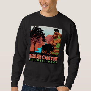 Moletom Camping Mountain Bison Grand Teton Nationa