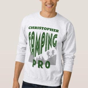 Moletom Camping pro - personalize com o nome dele