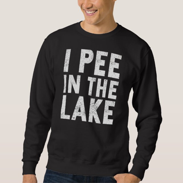 Moletom Camping Vacinado Coisas Que Eu Peço No Lago (Frente)