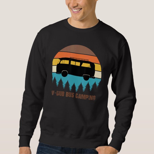 Moletom Campo V-Dub Bus Sunset Retro (Frente)
