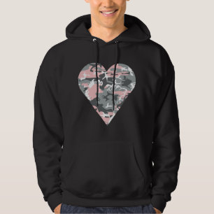 Moletom Camuflagem Rosa e Cinza, Militar, Exército