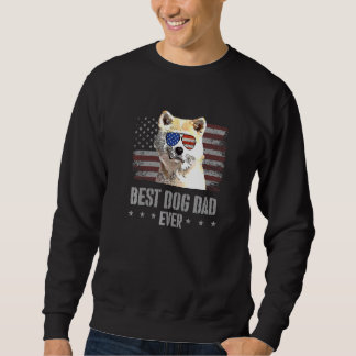 Moletom Canaan Dog Best Dog Pai Alguma Vez Retro Usa Ameri