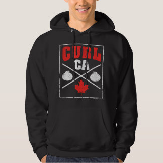 Moletom Canada Curling Team Canadian Curler Player Winter
