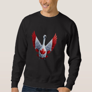 Moletom Canada Day Maple Leaf Bird Tee for Men Women and Y