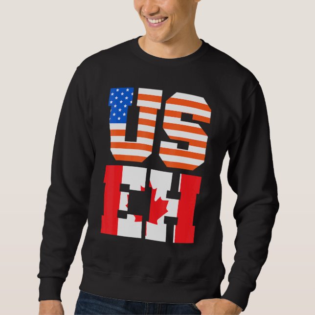Moletom Canadá Dia Estados Unidos Canadá Cidadão Canadense (Frente)