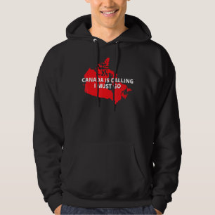 Moletom Canadá está ligando e eu devo ir para a família Ma