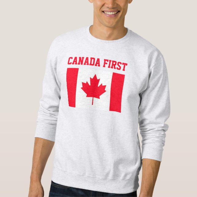 Moletom Canada First. Conservative Canada. (Frente)