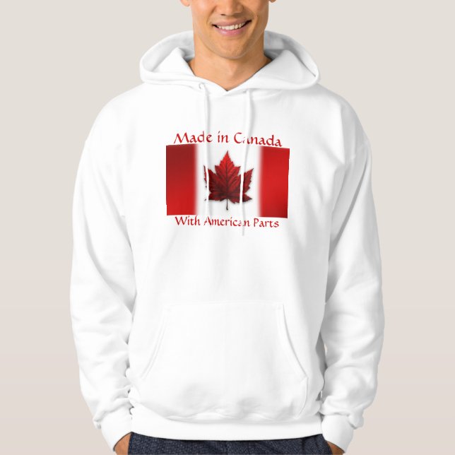 Moletom Canadá Hoodie Canada Flag Hoatshirt (Frente)