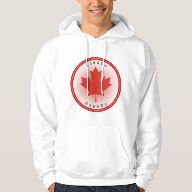 Moletom Canada Maple Leaf Circle Shape (Frente)
