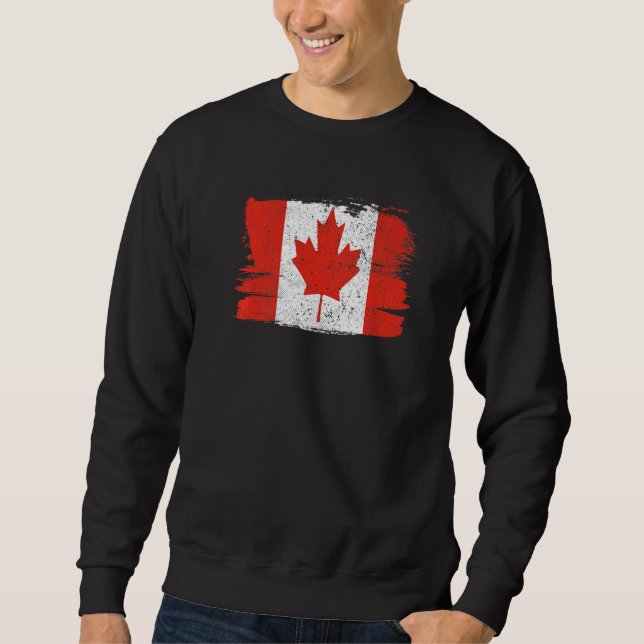 Moletom Canadá Sinalizador do Orgulho de Amizade Orgulho d (Frente)