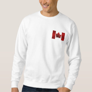 Moletom Canadá Sweatshirt Canada Flag Souvenir Sweatshirt