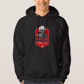 Moletom Canadaflag Shield Freedom Convoy 2022 Para Canaden