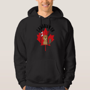 Moletom Canadense Eh Beaver Maple Leaf Flag Happy Canada D