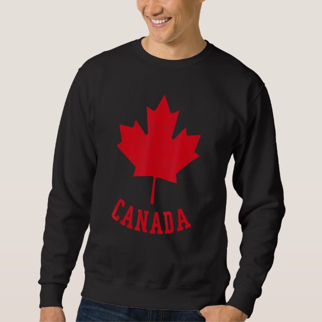 Moletom Canadense Flag Canada Independece Maple Leaf Men W (Frente)