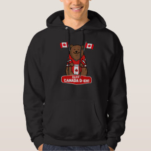 Moletom Canadense Mapebook Flag Happy Canada Day D Eh
