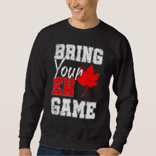 Moletom Canadense Maple Leaf Country Eh Game Canadá