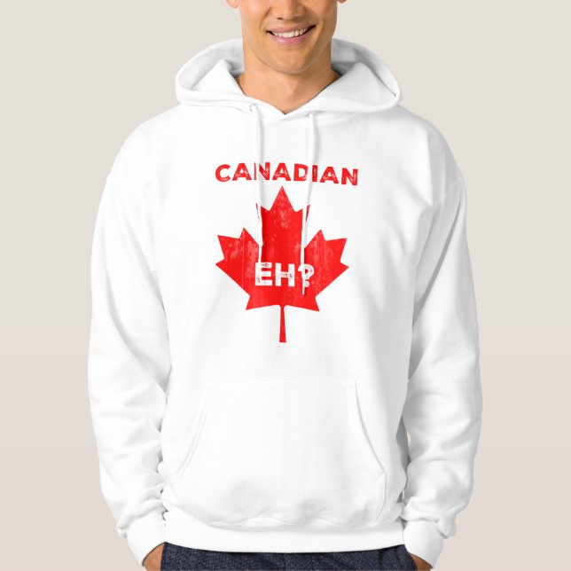 Moletom Canadiano Eh? Folha de Maple (Frente)