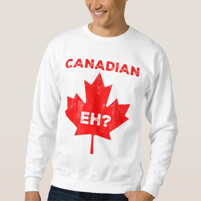 Moletom Canadiano Eh? Folha de Maple (Frente)