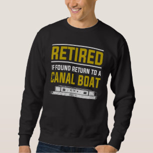 Moletom Canal Boat Idea para Mulheres e Narrowboat Retirem