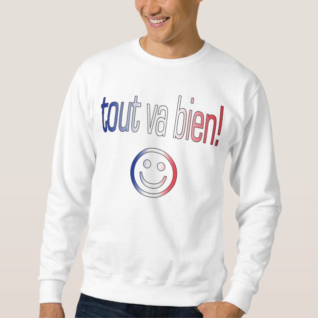Moletom Candonga va Bien! Cores francesas da bandeira (Frente)