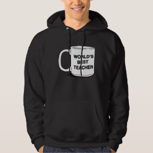 Moletom Caneca do Melhor Professor do Mundo para Homens Mu