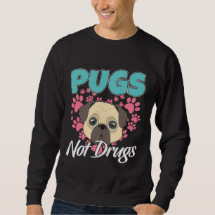 Moletom Canetas Não Drogas Cães Cães Clássicos T-Shirt 804