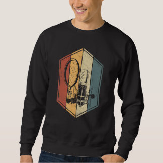 Moletom Cantor Gifts Vintage Studio Microphone Music Lover