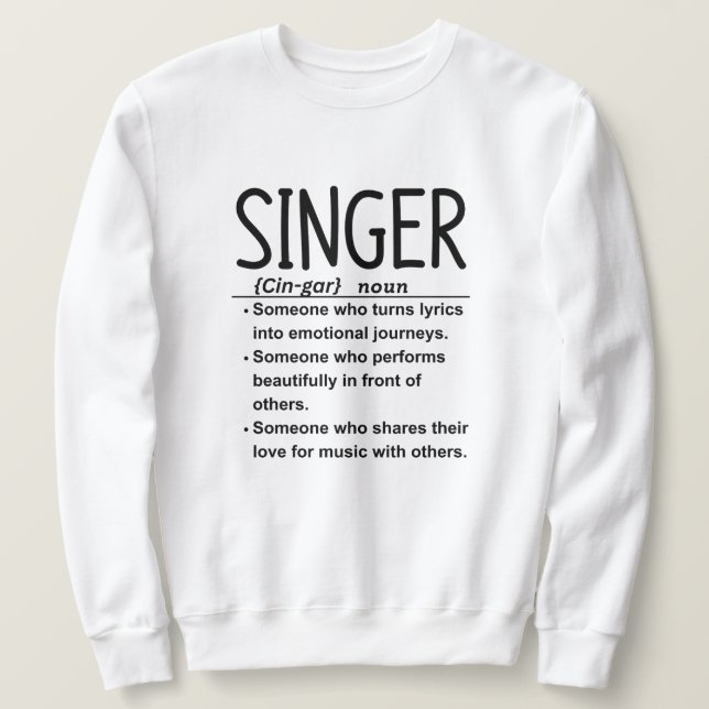 Moletom Cantora (Frente do Design)