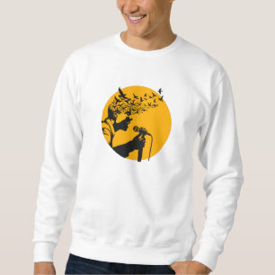 Moletom Cantora Silhouette com Aves