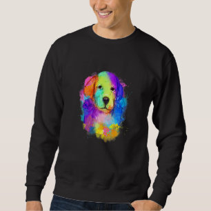 Moletom Cão Cachorro Pata Imprimir Animal Watercolo Cão