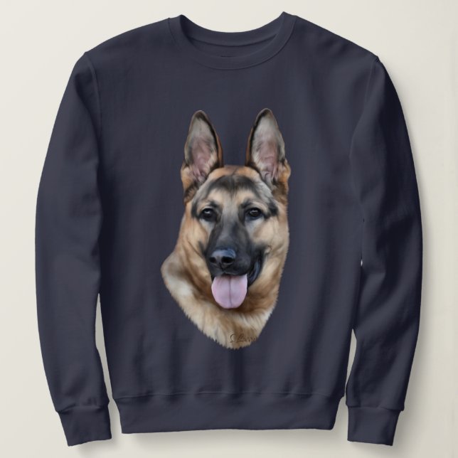 Moletom Cão german shepherd (Frente do Design)