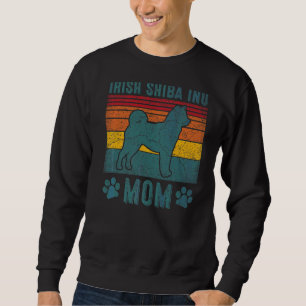 Moletom Cão Irlandês Shiba Inu Mãe Vintage Irlandês Shiba