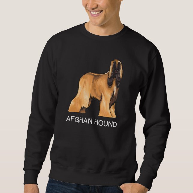 Moletom Cão Louco Afghan Hound (Frente)
