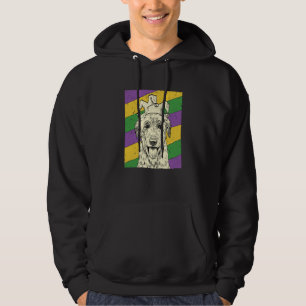 Moletom Cão Mãe ou Pai do Irish Wolfhound Jester Mardi Gra