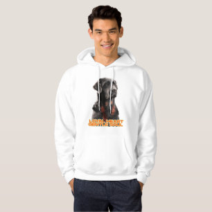 Moletom Cão Negro Elegante - Arte Pet Realista