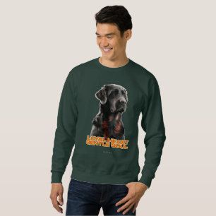 Moletom Cão Negro Elegante - Arte Pet Realista