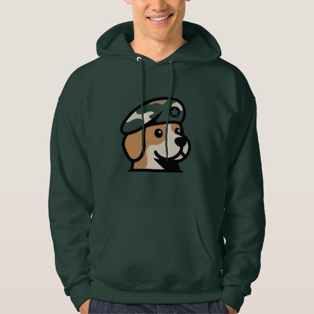Moletom cão soldado (Frente)
