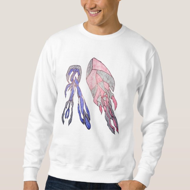 Moletom Caos Abstrato Vibrante Masculino (Frente)