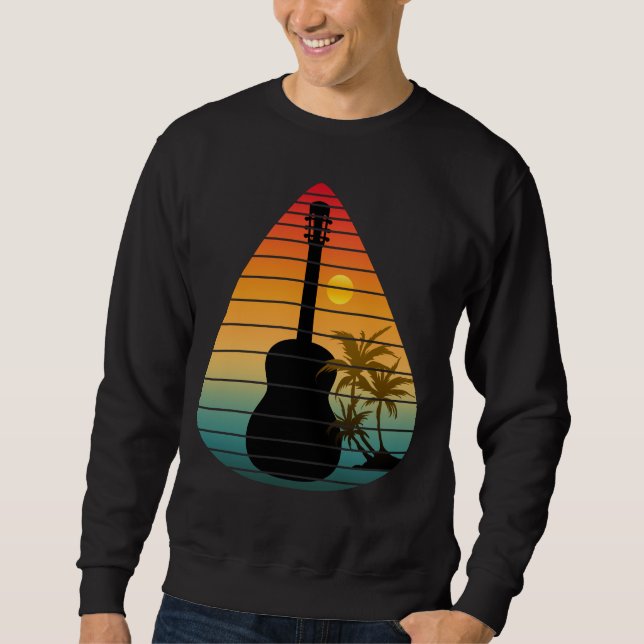 MOLETOM CAPA DE VIOLÃO TENDÊNCIA PÔR DO SOL  (Frente)