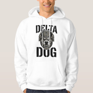 Moletom Capacete Bulldog Delta Dog Design de Gravura Vinta