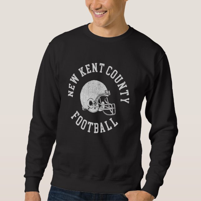 Moletom Capacete de Futebol Americano Retrô do Condado de  (Frente)