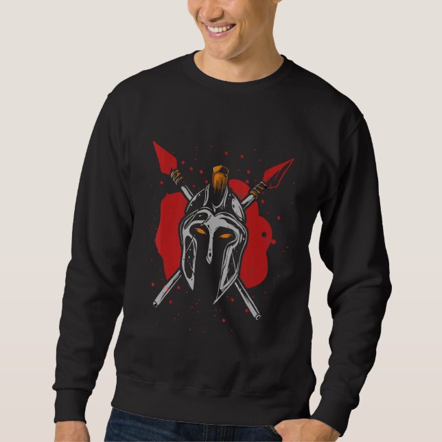 Moletom Capacete do Guerreiro Gladiador (Frente)
